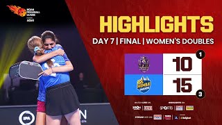 IPBL 2025 Final – Women’s Doubles – Hyderabad vs Mumbai | Fudge & Shreya vs Harris & Pearl