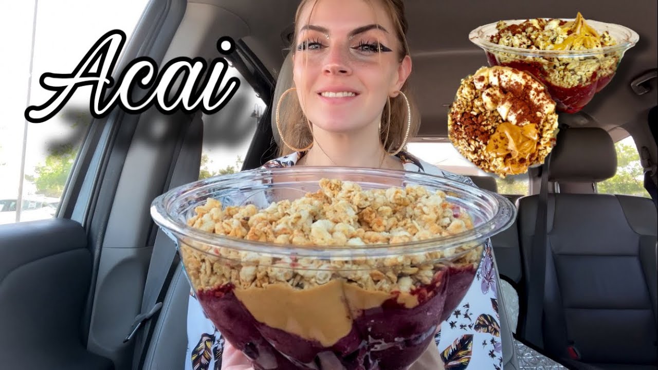 LOADED ACAI MUKBANG! (Vegan)