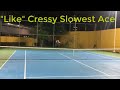 Saque Maxime Cressy - Ace no Indian Wells ATP 2022 #challenger #ace #cressy @tenisinvocadoesporte