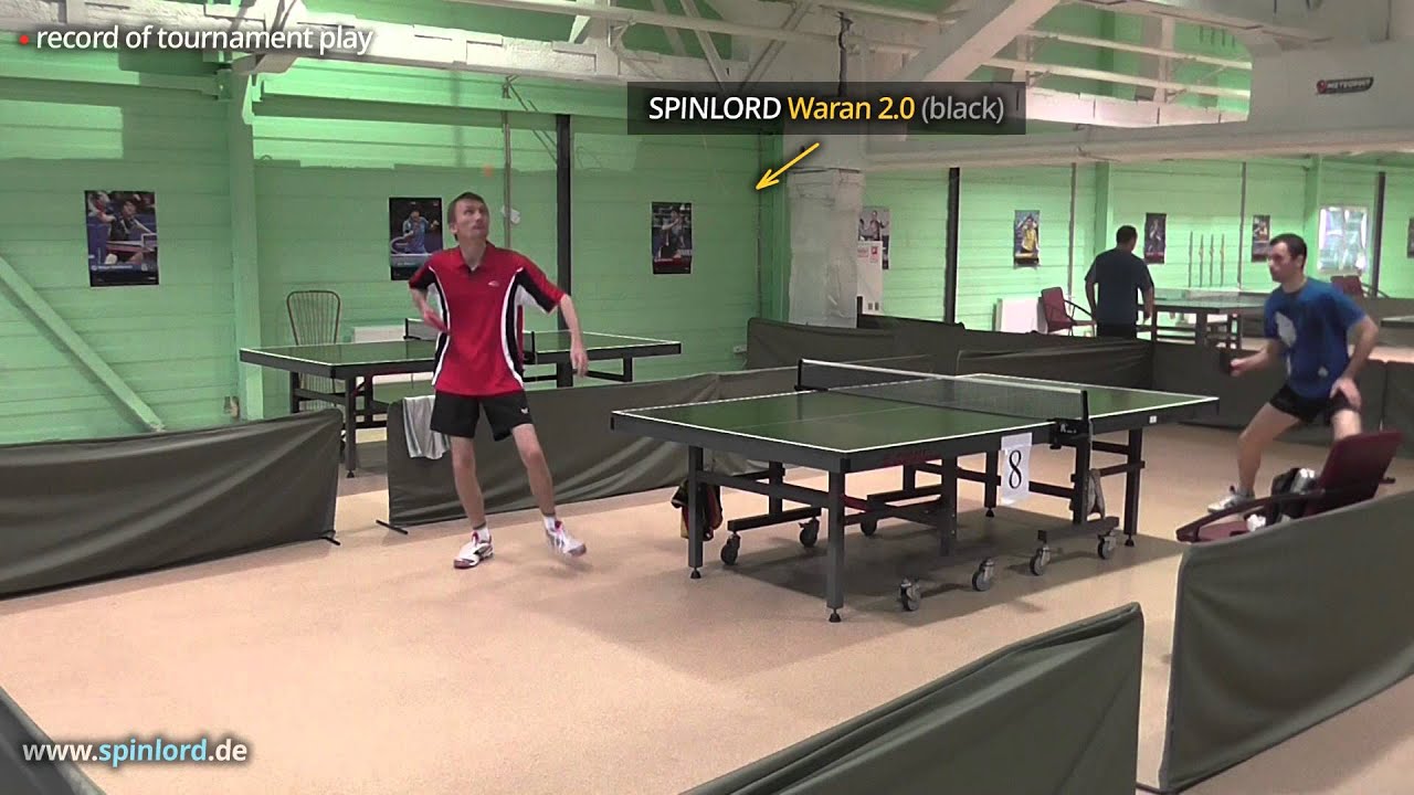 Short pips FH chopping SPINLORD Waran 2.0 mm on Spinlord Ultra Carbon