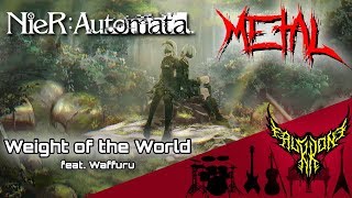 Video thumbnail of "NieR: Automata - Weight of the World (feat. Waffuru) 【Intense Symphonic Metal Cover】"