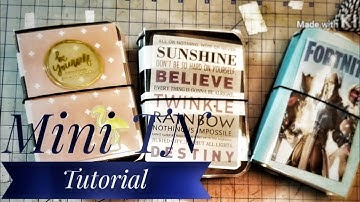 ~Part 1: Mini Travelers Notebook Tutorial- Video 4~