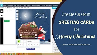 How to Create Custom Merry Christmas 2020 Wishes and Greetings Card