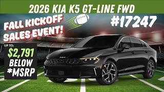 2026 Kia K5 GT-Line | Aurora Black Pearl | Tulsa, Broken Arrow, Oklahoma City OK | #17247
