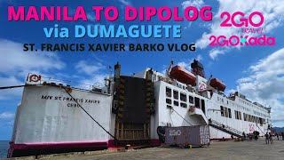 Manila To Dipolog Via Dumaguete Philippines Ferry Travel 2Go St Francis Xavier