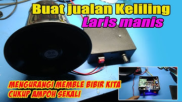 Membuat amplifier buat jualan keliling biaya murah || plus kit modul Decoder mp3
