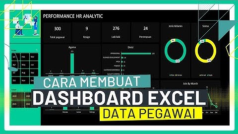 CARA MEMBUAT DASHBOARD EXCEL DATA PEGAWAI