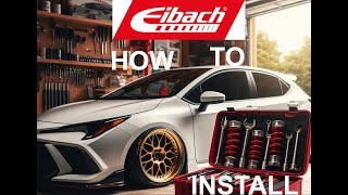 HOW TO INSTALL EIBACH SPORT LINE LOWERING SPRINGS ON 20232024 TOYOTA GR COROLLA