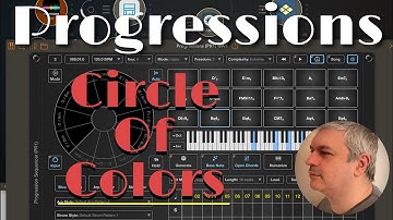 4Pockets Progressions AUv3 Intelligent Chord Generator Tutorial 2: Circle of Colors