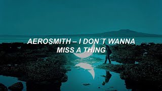 Aerosmith - I Don&#39;t Want to Miss a Thing [Lyrics]