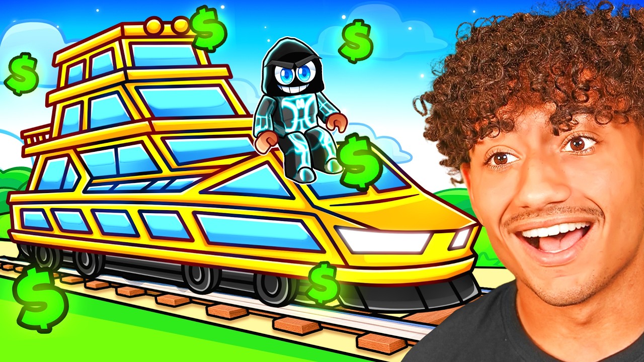 ROBROS BUILD A MAX LEVEL LUXURY TRAIN IN ROBLOX!