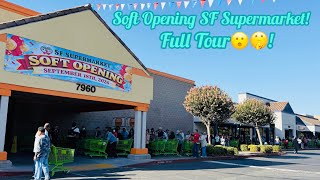 SOFT OPENING NEWEST SF SUPERMARKET IN SACRAMENTO CA! FULL WALKING TOUR! screenshot 5