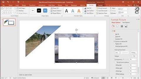 How to add Picture Fill to a shape in PowerPoint Document