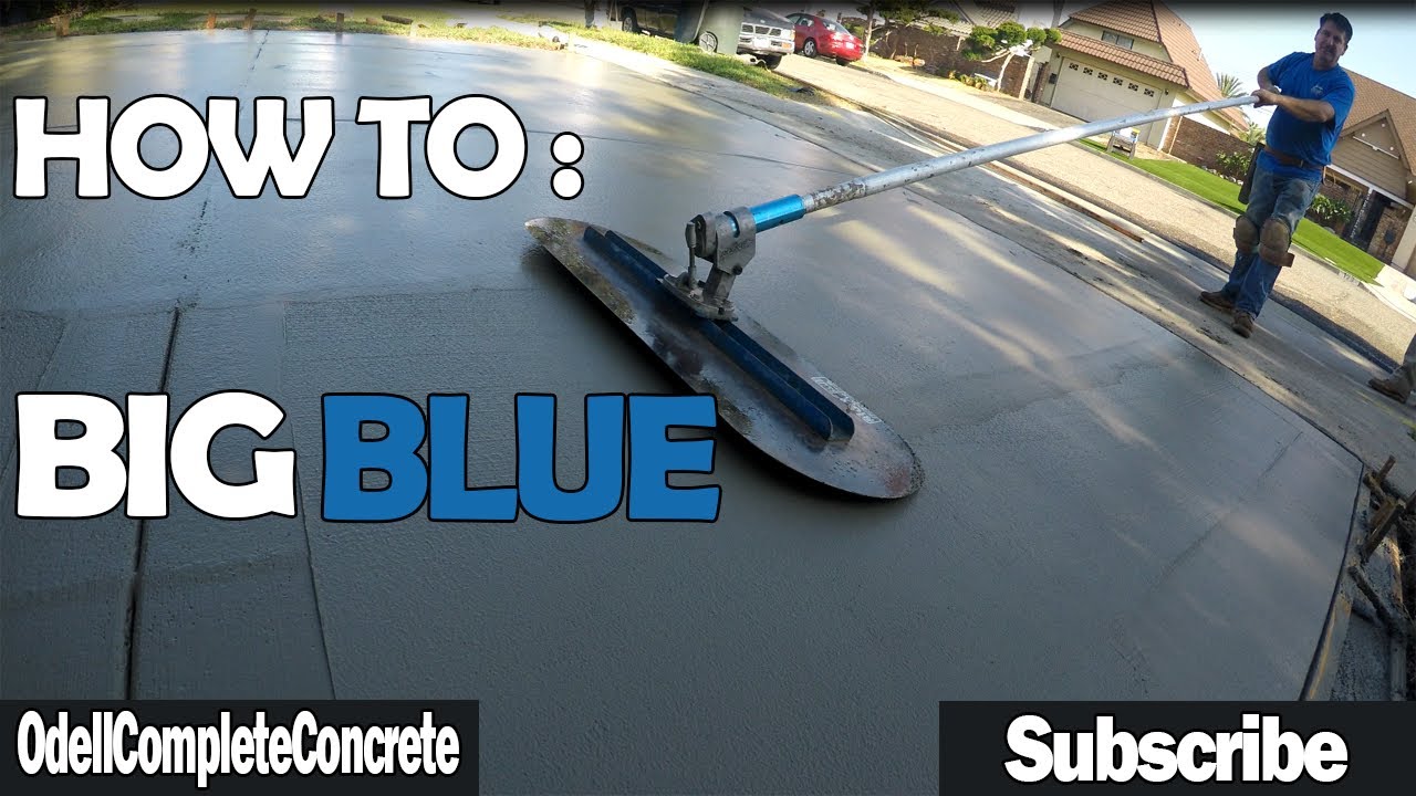How to Finish Concrete with a Fresno YouTube