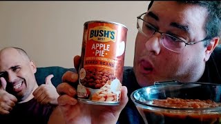This Has Got To Be The Weirdest Bake Beans In History!!! (Bush's Apple Pie Bake Beans Review)