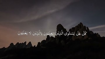 أَمَّنْ هُوَ قَانِتٌ آنَاءَ اللَّيْلِ سَاجِدًا  #القارئ #محمود_خليل_الحصري