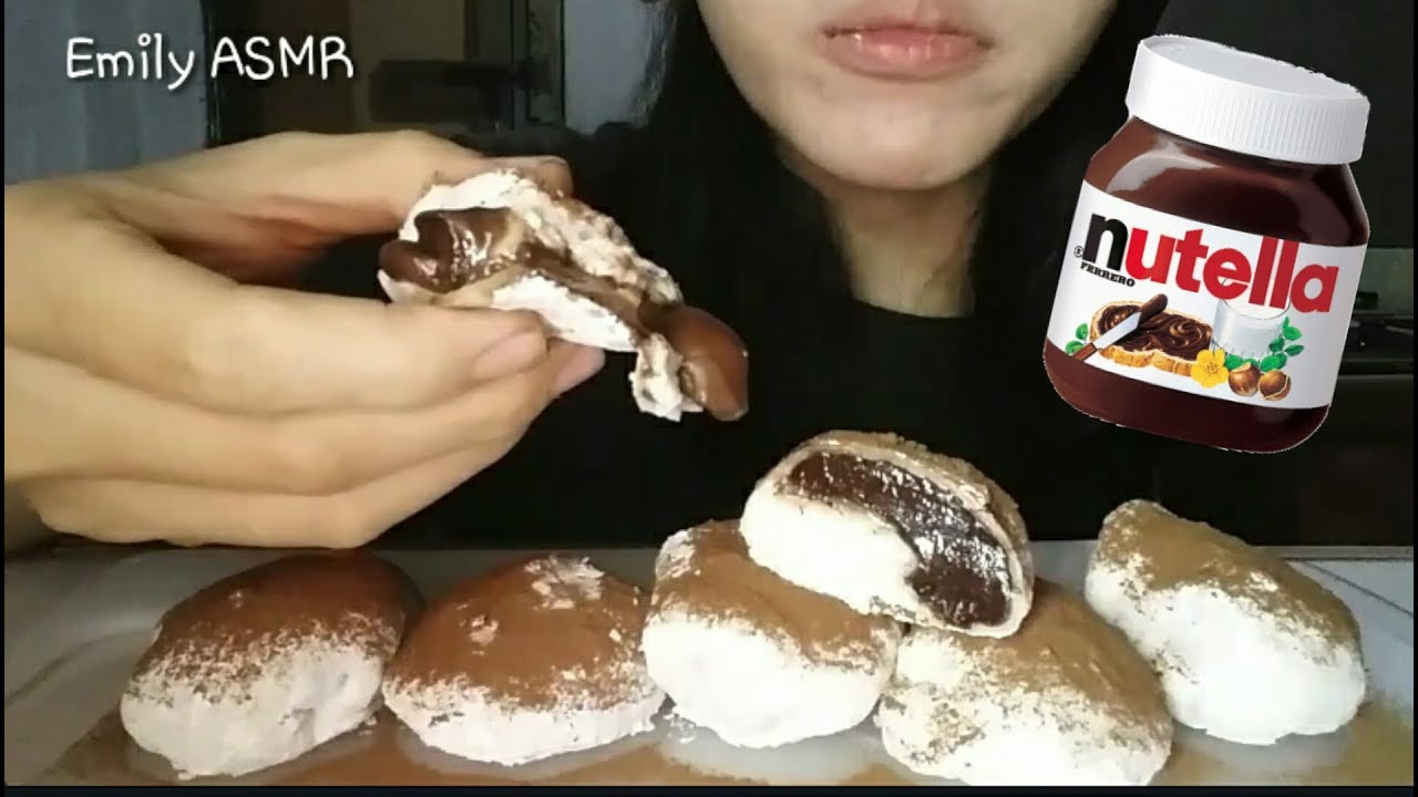 ASMR Nutella Mochi 🌰🌰🌰