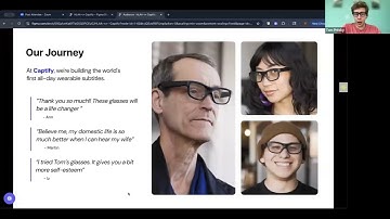 Captify - captioning glasses purpose-built for the deaf/hard of hearing