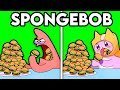 COMPARISON SPONGEBOB vs. LANKYBOX! (FUNNY SPLIT-SCREEN ANIMATIONS, DELETED VIDEOS, & MORE!)