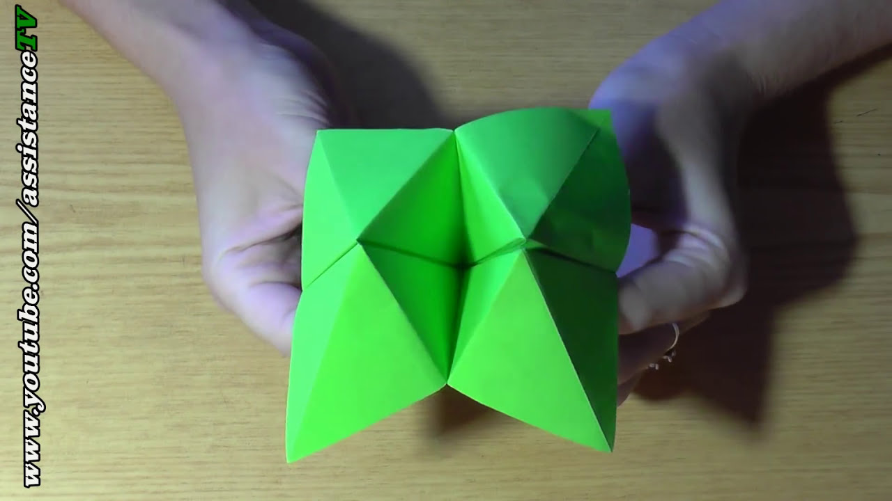 Гадалка из бумаги / Интересное оригами из бумаги