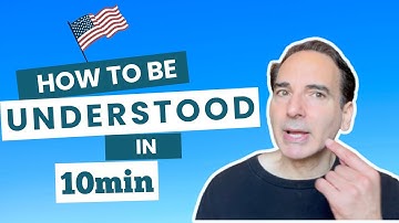 How to be understood! 🇺🇸 :  American Accent Training Practice