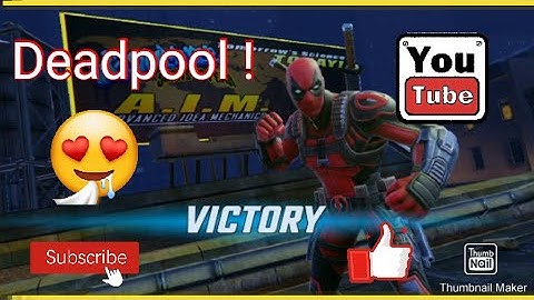 Marvel strike force" Merc with a mouth!"Deadpool campaign gameplay!!