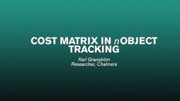 Cost Matrix in n Object Tracking