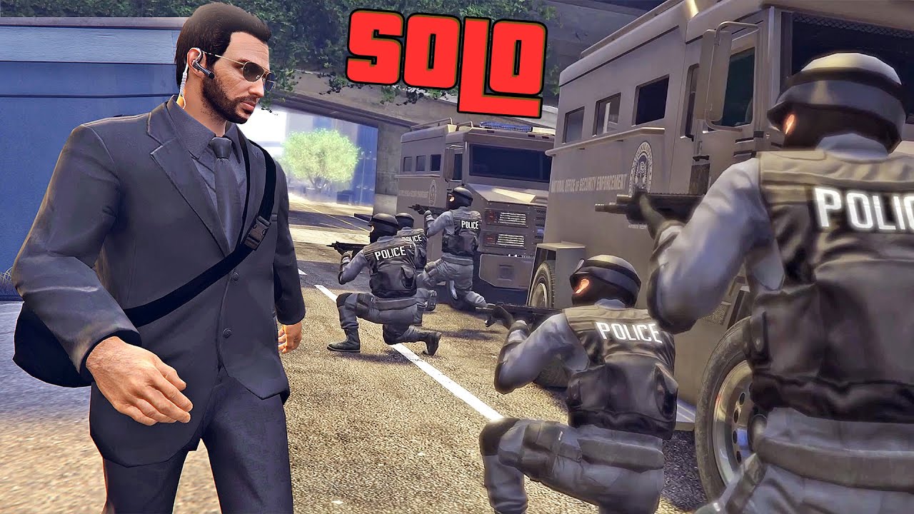 أكبر عملية سرقة ذهب من البنك الفيدرالي في قراند أونلاين | GTA Online The Union Depository Heist