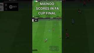 Mainoo's Stunning Goal! Man United vs Man City FA Cup Final | EA Sports FC 24