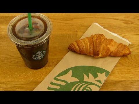 Video: Gibt es bei Starbucks Croissants?