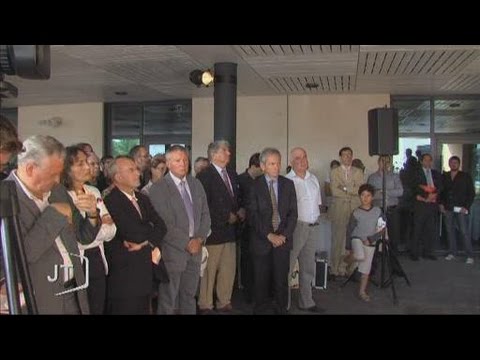 Inauguration du collège d'Aubigny