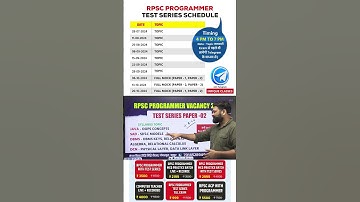 RPSC PROGRAMMER TEST SERIES TOPIC INFORMATION | HURRY UP BUY ONLINE COURSES WITH DISCOUNT 7014528940