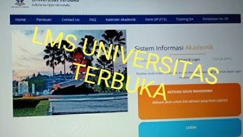 LMS UNIVERSITAS TERBUKA / tutorial upload tugas di LMS UT