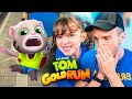 LAURA JOGA GATO TOM NO TABLET - Brancoala Games Talking Tom Gold Run
