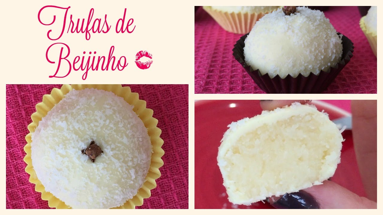 TRUFA DE BEIJINHO GOURMET RECEITA EXCLUSIVA BELLARIA BELLARIA CHOCOLATIER