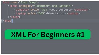 Learn how to manage data using XML ( Beginners Series ) - Episode 1