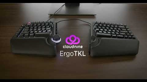 Cloud Nine Ergo TKL Ergonomic Split Keyboard