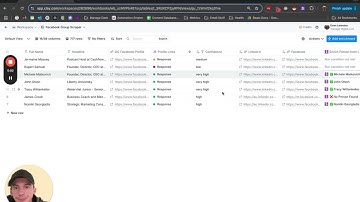 Scraping Facebook Groups for Emails Using Clay.com