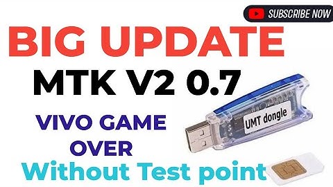 UMT BIG UPDATE MTK V2 0.7 All Vivo preloader