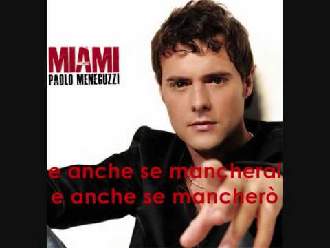 Se Per Te Paolo Meneguzzi Miami 2010 Youtube