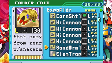 Megaman Battle Network 6: L*S Folder + Demo