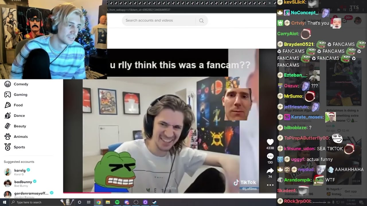 xQc Reacts to Unbelievable Flashlight Discovery