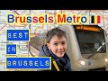 Brussels metro  lines 1 and 6  stib  mivb  best in brussels  ep1  enzos favorite