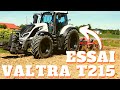 Essai du tracteur valtra t215 versu