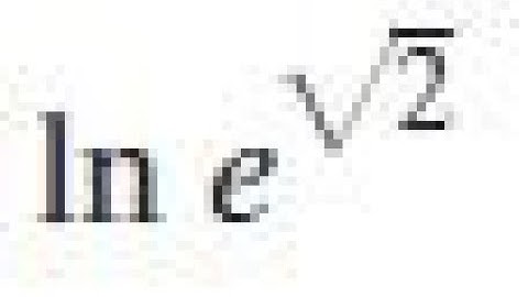 ln e^(sqrt (2))