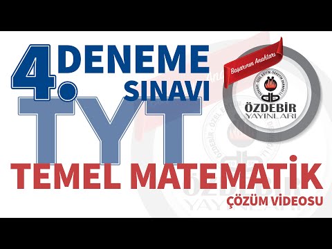 Şubat 2024 - YKS 4. Deneme Sınavı TYT TEMEL MATEMATİK Çözüm Videoları