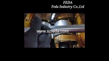 Thread rolling machine FD-25E used for making external threads on steel rods.#machine  #metal #auto