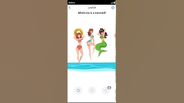 Easy game level 24 Which one is a mermaid? Walkthrough