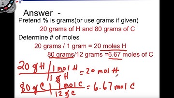 Empirical and molecular formulas Part 2