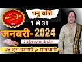 Dhanu Rashi January 2024 ll धनु राशि  जनवरी 2024